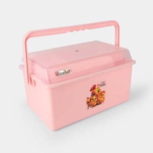Pink Kids Multipurpose Storage Box with Handle